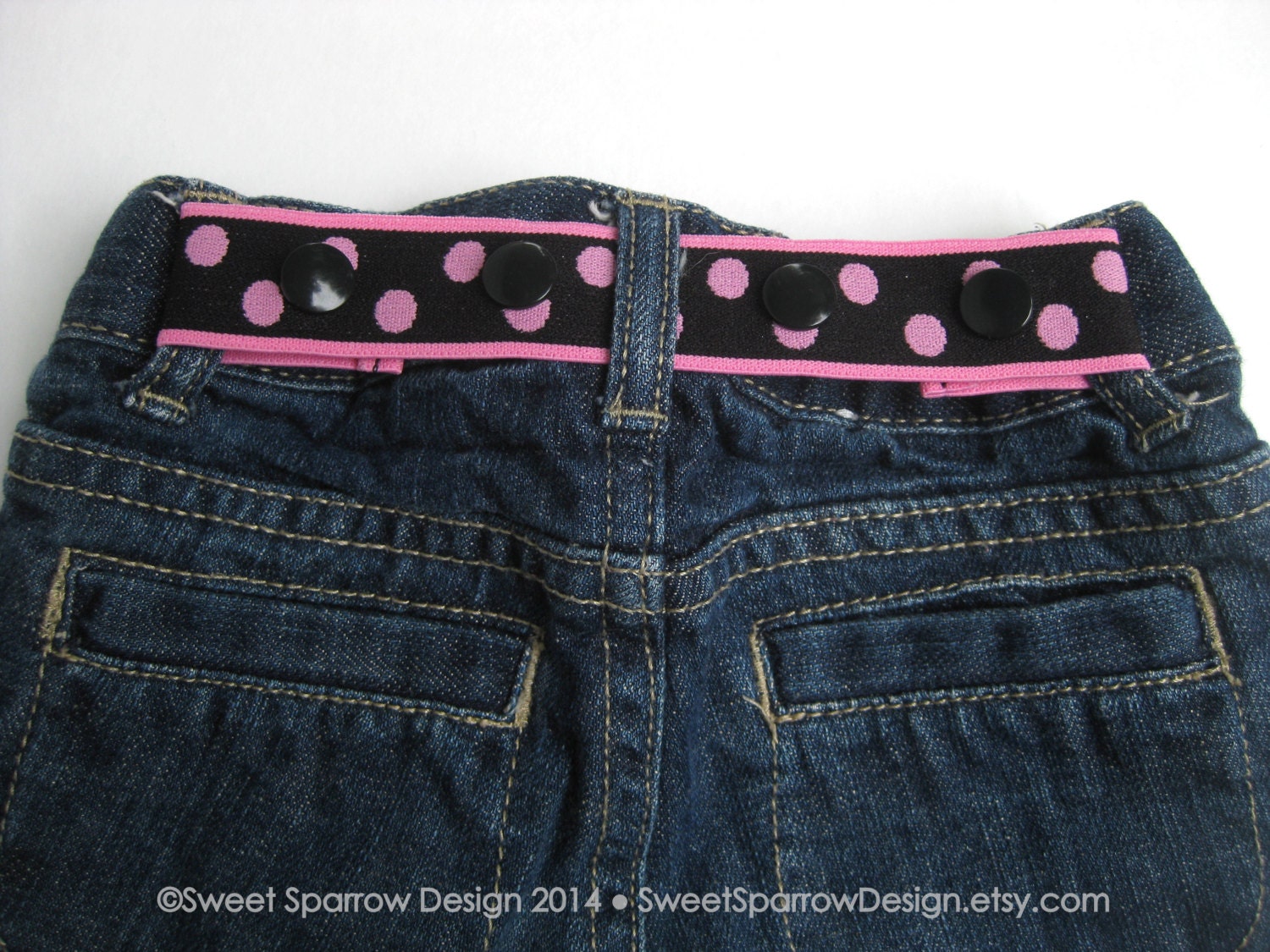 Toddler Girl Belt Girls Black Pink Belt Kids Elastic BELT