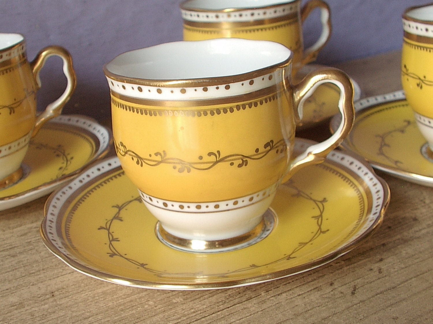 sets tea Dining Kitchen  & vintage cup