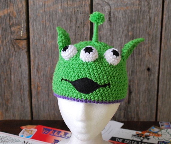 Toy Story Alien Crochet Hat