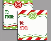 Christmas Gift Tag Labels Printable - Printable Enclosure, Gift Tag or Label - Magic of Christmas Collection Il_170x135