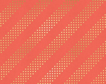 Dottie in Gelato Gold Metallic, Cotton+Steel Basics, Rashida Coleman Hale, RJR Fabrics, 100% Cotton Fabric, 5002-013