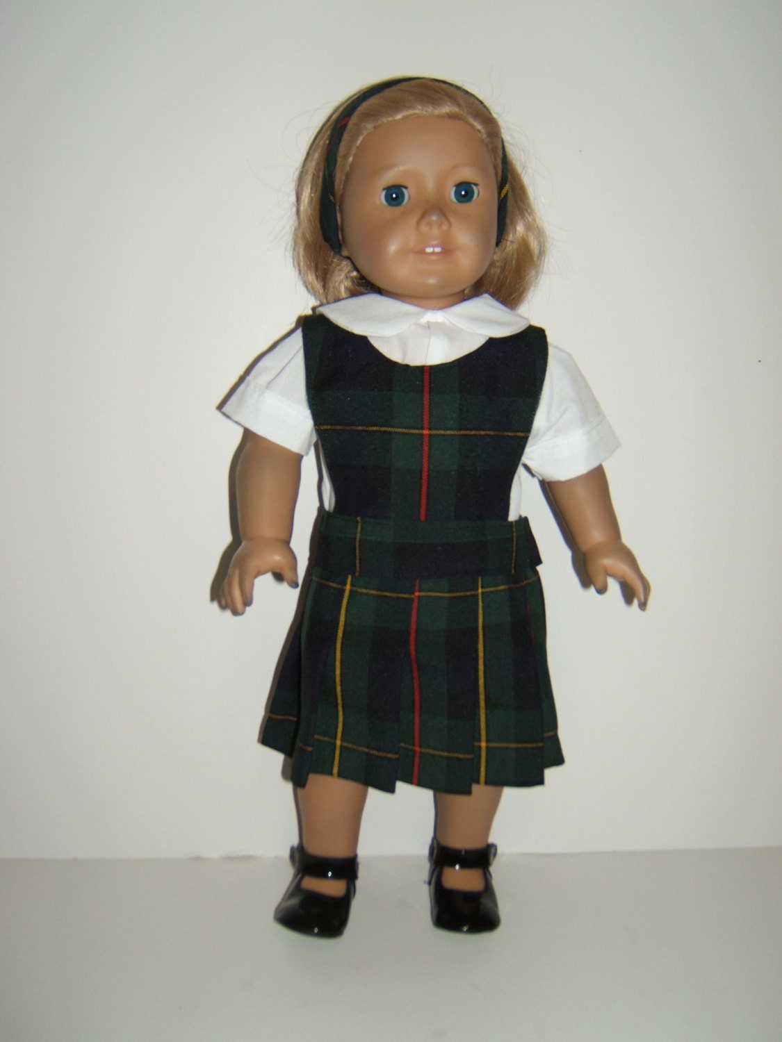 18 inch Doll School Uniform Jumper plaid 83 or Belair plaid