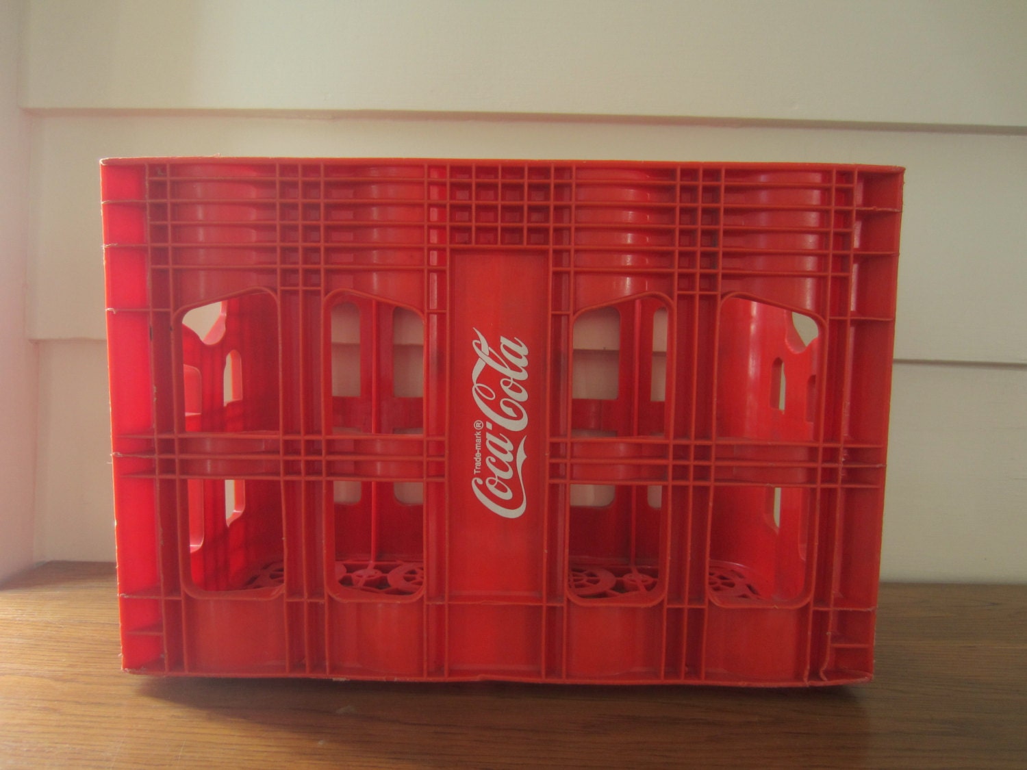 Heavy plastic 1980’s coca cola crate. Coke crate. Haute Juice