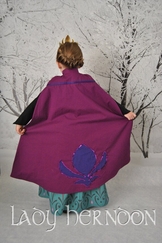 elsa coronation cloak