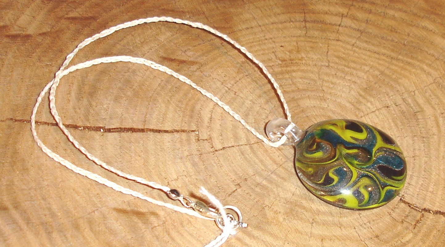 glass kaleidoscope necklace