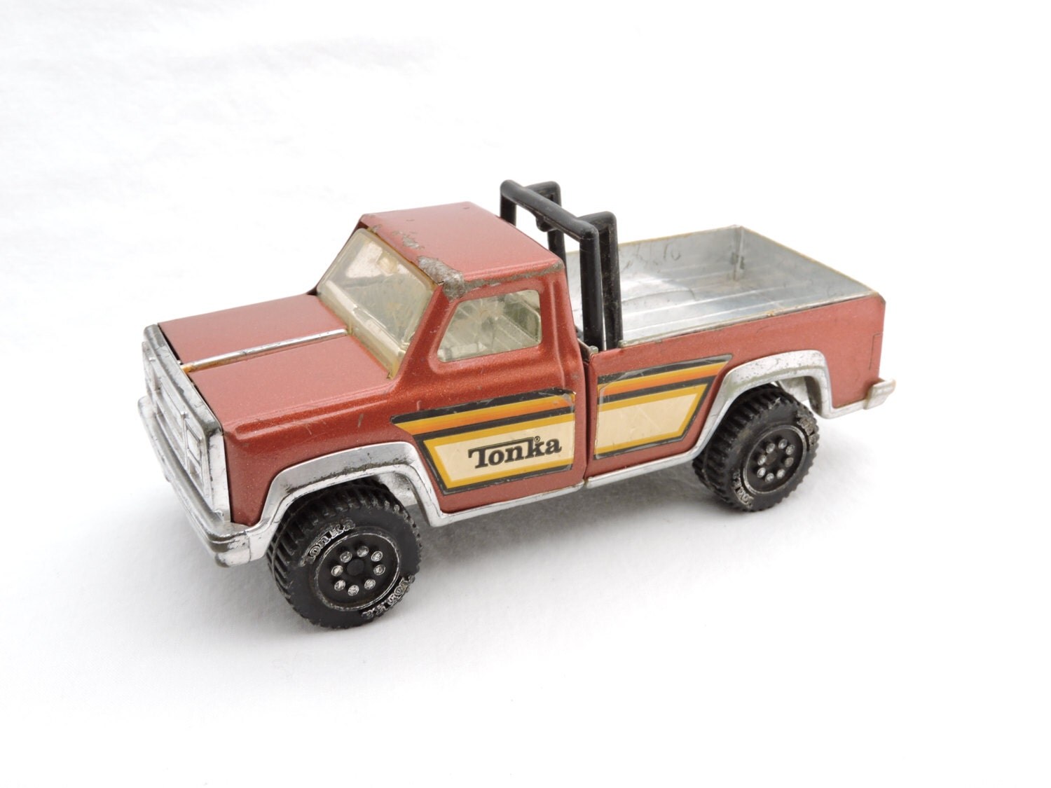 Vintage 1970's Metal Tonka 4x4 Pick Up Truck by RetroReaction