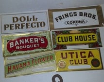 popular items for cigar box labels on etsy
