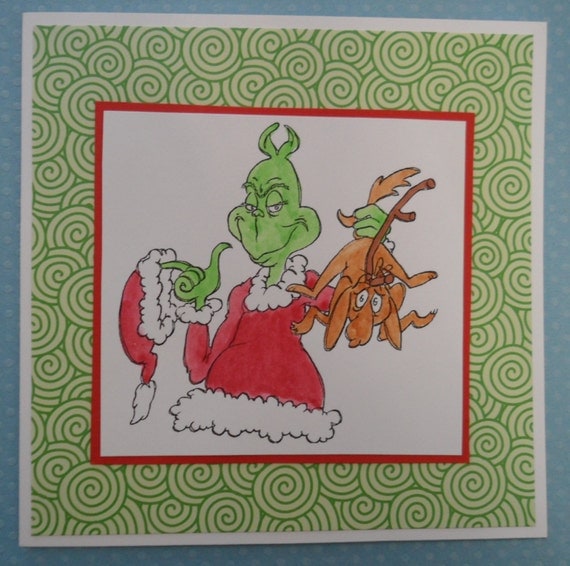 Grinch Christmas Card 3063