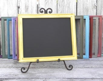 Shabby Chic Framed Chalkboard, 8 x 10 Chalkboard, Upcycled Framed Chalkboard, Wedding Chalkboard, Menu Chalkboard