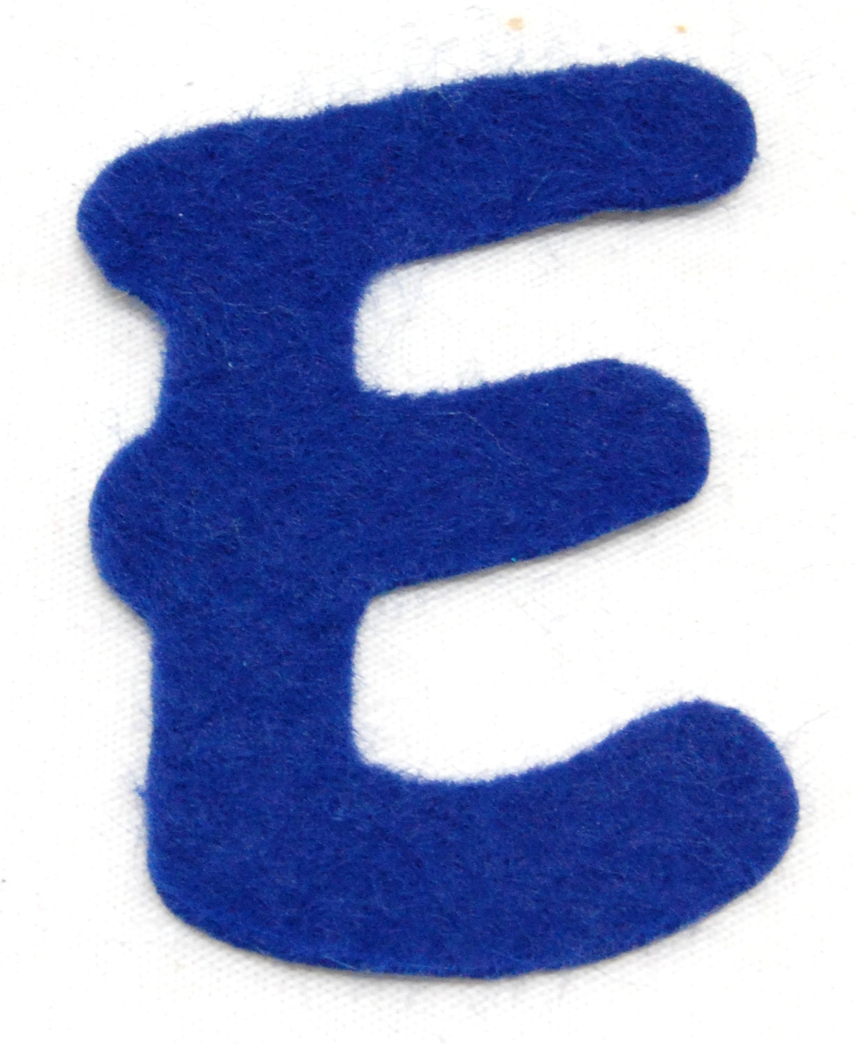 E Felt alphabetic letters 2-4 inch iron on choose from 28