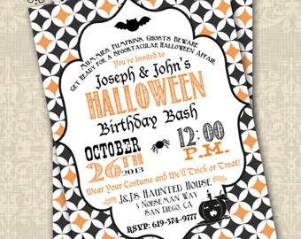 Clue Birthday Invitation Murder Mystery Party Customizable