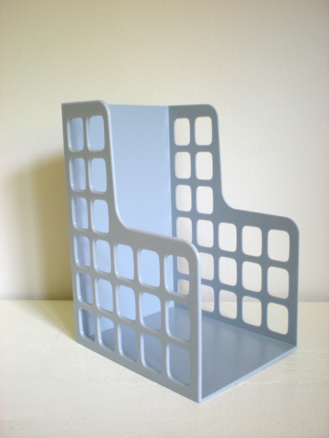 Library Plastic Book Magazine Holder Book Shelf by chloeswirl