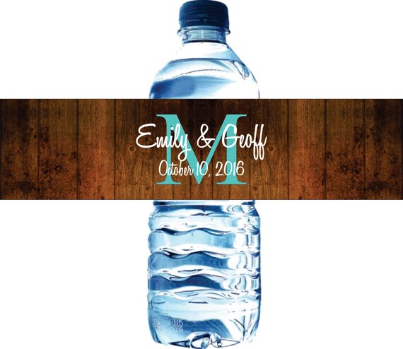 30 Wedding Water Bottle Labels - Need a different quantity? Click on the "choose total" tab to see all pricing Il_570xn