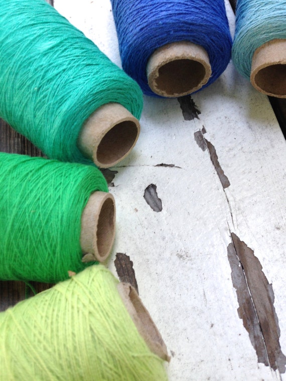 Organic cotton weaving yarn 5 cone set The by saorisantacruz