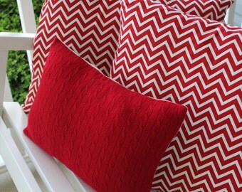 Upcycled Cashmere Sweater Pillow Cover 12x16