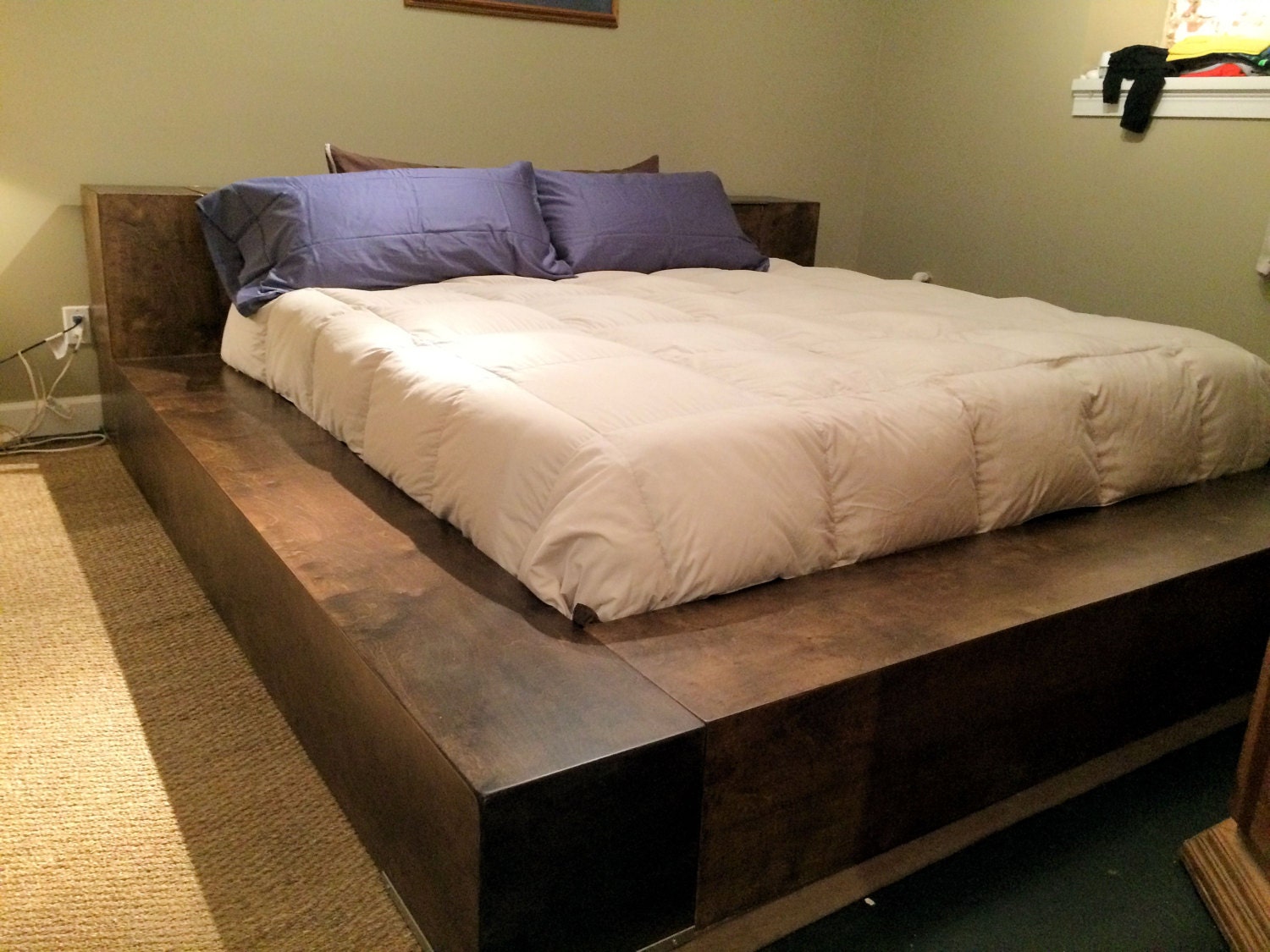 Donnelly Atlanta Custom Platform Bed w/ Covert Gunsafe