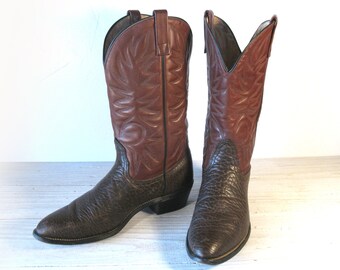 Men's Gaucho / Vaquero / Old West Cowboy Boots with by EllumBranch