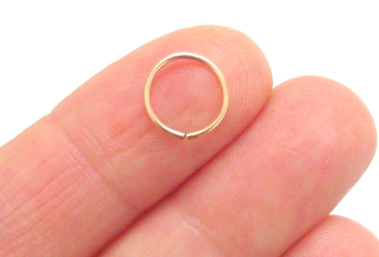 Nose Ring 14K Gold Filled 20 Gauge Nose Hoop Gold Cartilage