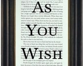 as you wish princess bride book