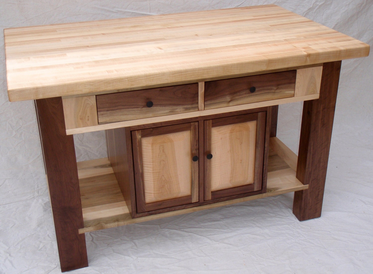 Butcher Block Kitchen Island Walnut And Maple   Il Fullxfull.586281941 Cv9m 