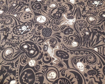 Midnight Muertos - Alexander Henry Fabric 1 Yard