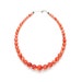 Coral Necklace. Bridesmaid Necklace. Bridesmaid Gifts. Coral Bridesmaid. Navy and Coral Wedding. Pink. Peach. Orange. Kluster.