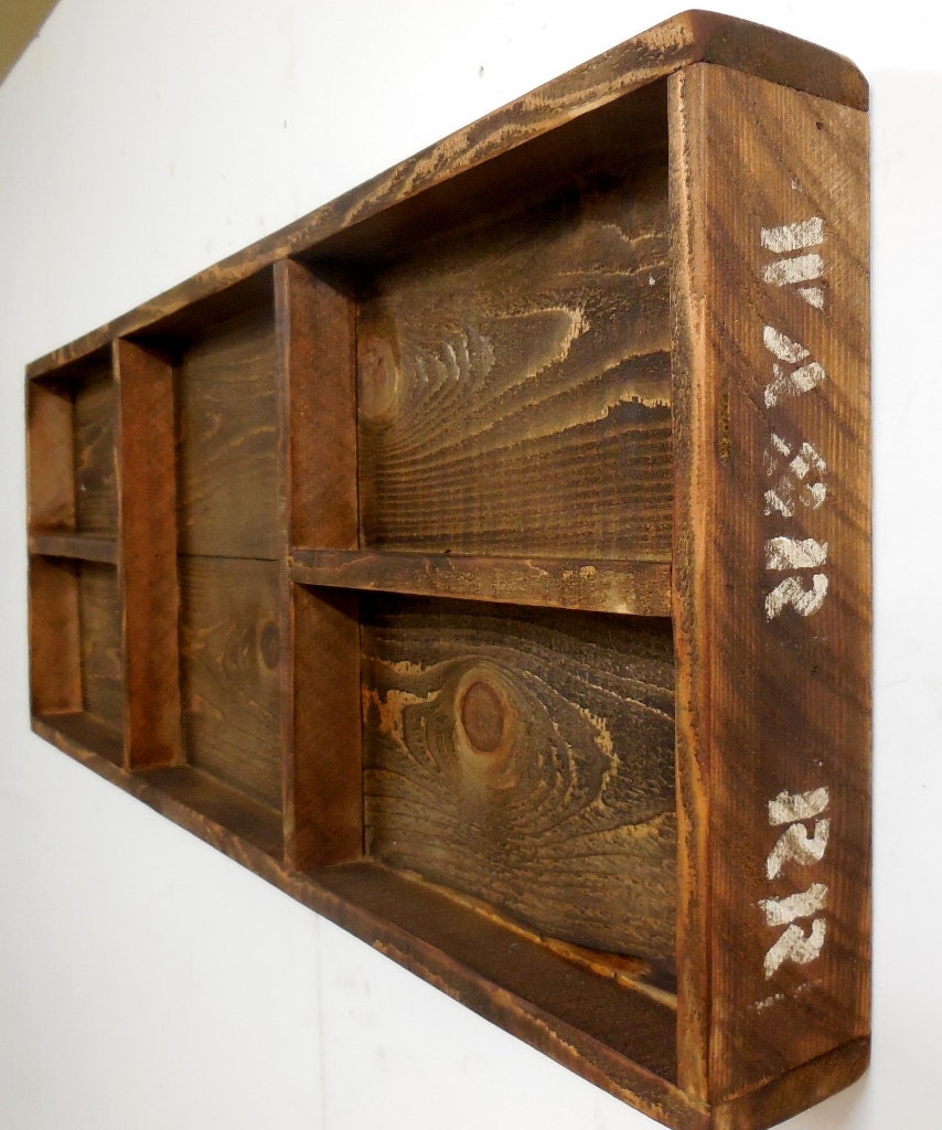 Wooden Crate Shadow Box Barn wood style shadow by LynxCreekDesigns