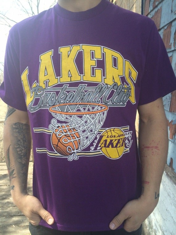 Lakers T Shirt Vintage 76