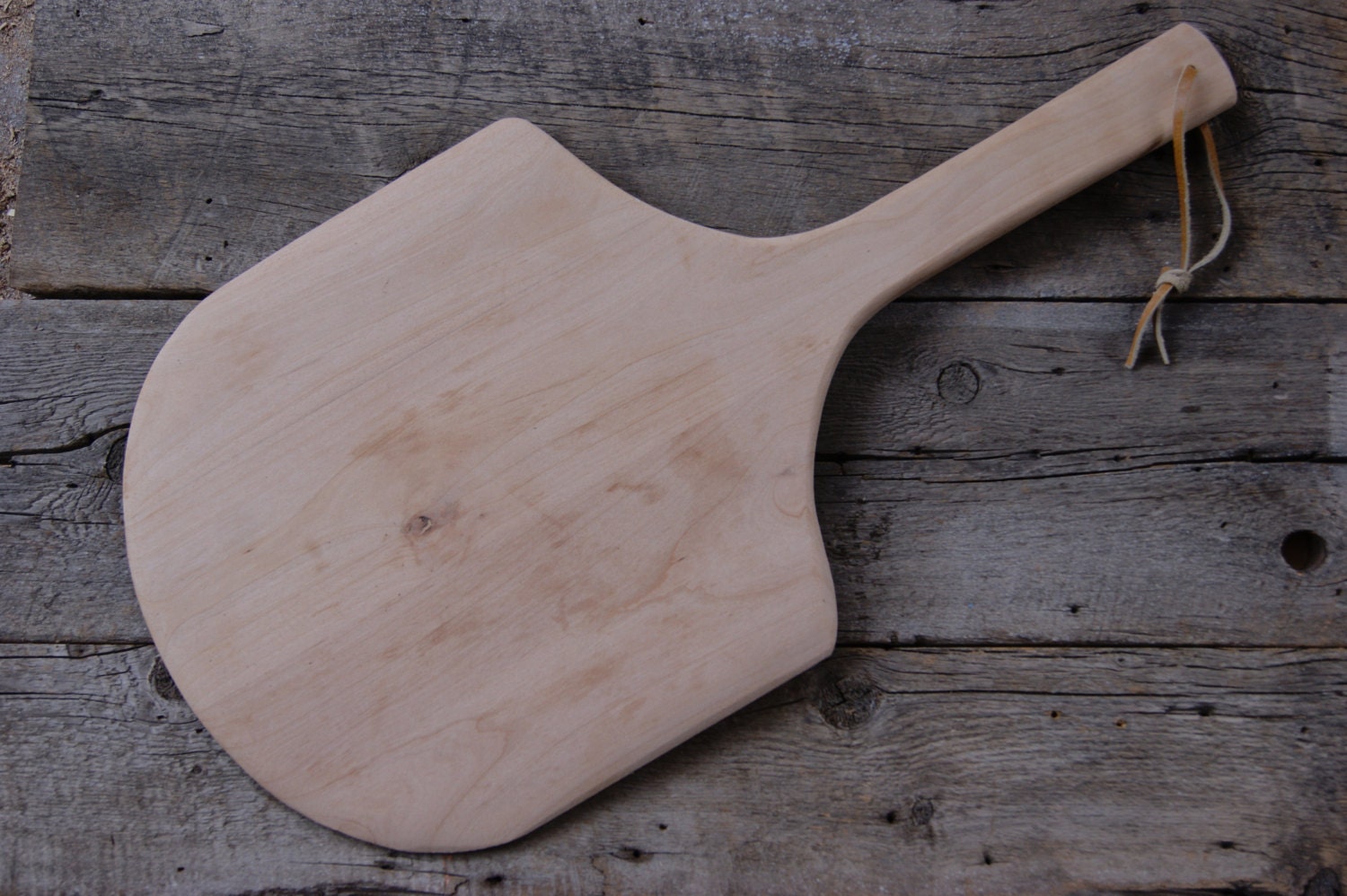 handmade solid wood pizza peel 28 long