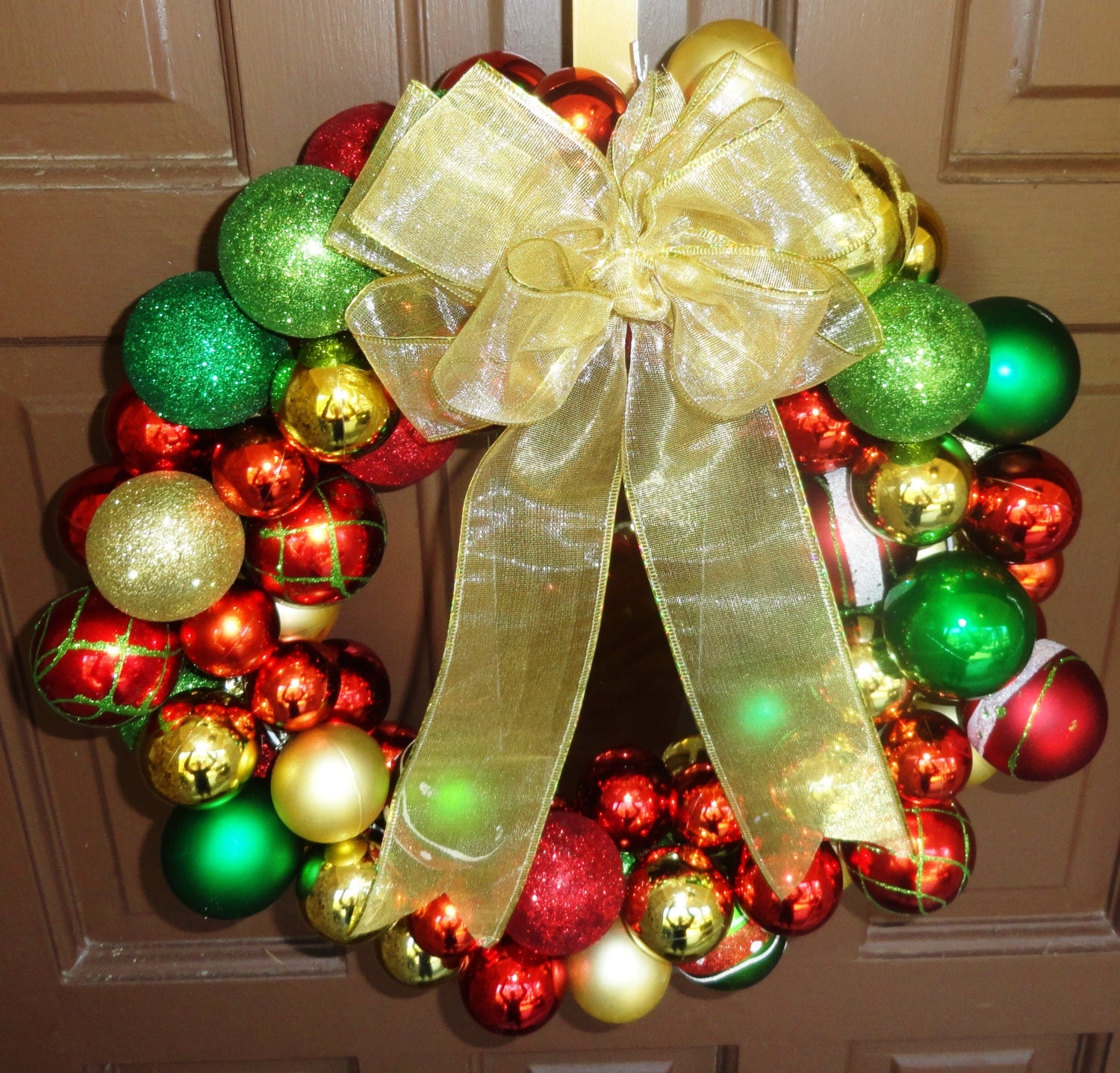 Festive Ornament Wreath