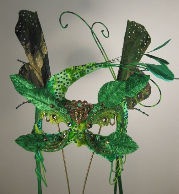 Green Masquerade Mask