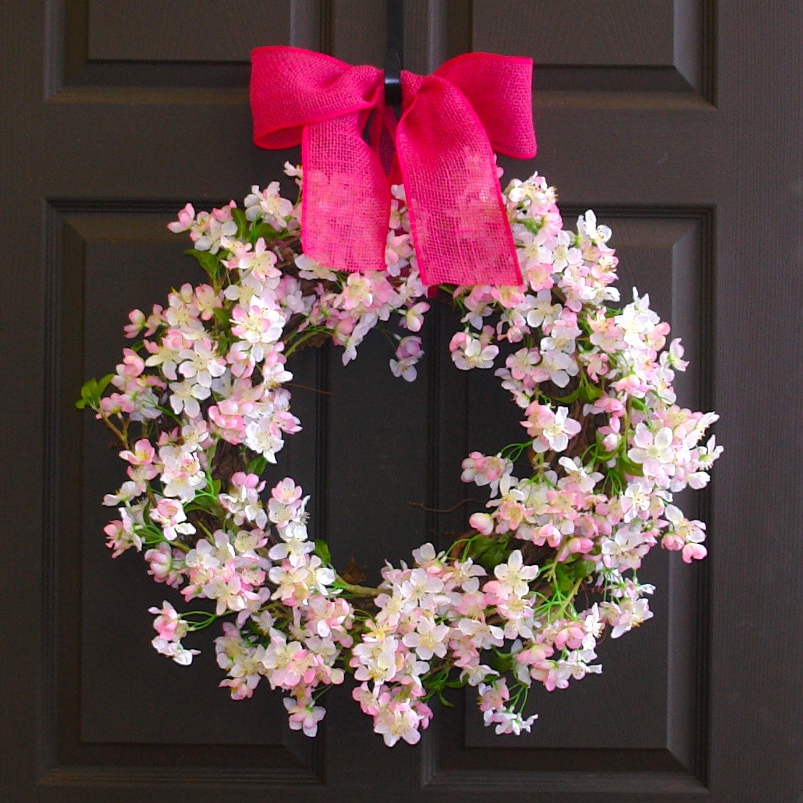 spring wreath cherry blossom branches wreaths for by aniamelisa