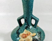 Vintage - Antique Roseville Vase - Collectible Pottery - Antique Collectible Roseville - Home Decor Vintage - Antique Roseville Vase - Collectible Pottery - Antique Collectible Roseville - Home Decor