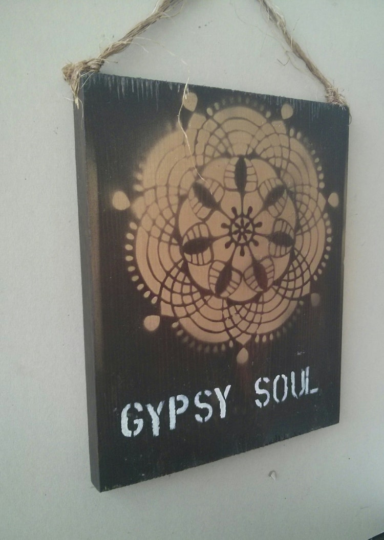 Gypsy Soul sign by SeaGypsyCalifornia on Etsy