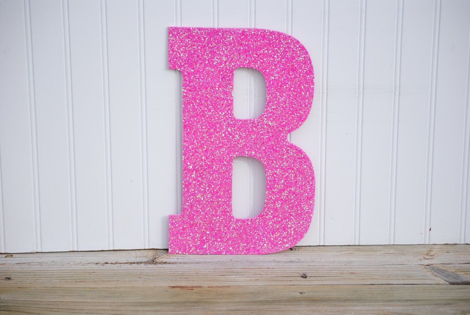 decorative 13 pink glitter wall letters girls bedroom