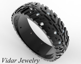 Off road tire wedding ring