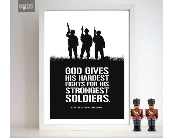God gives his hardest battles to his strongest by PetrasWonders