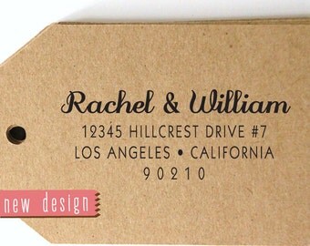 CUSTOM address STAMP from USA, pre inked stamp, Wedding Stamp, rsvp stamp, return address stamp with proof - Custom Address Stamp b5-67