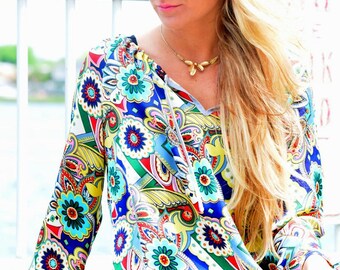 SALE Solemare beach cover up, honeymoon cover up, beach tunic, cover up