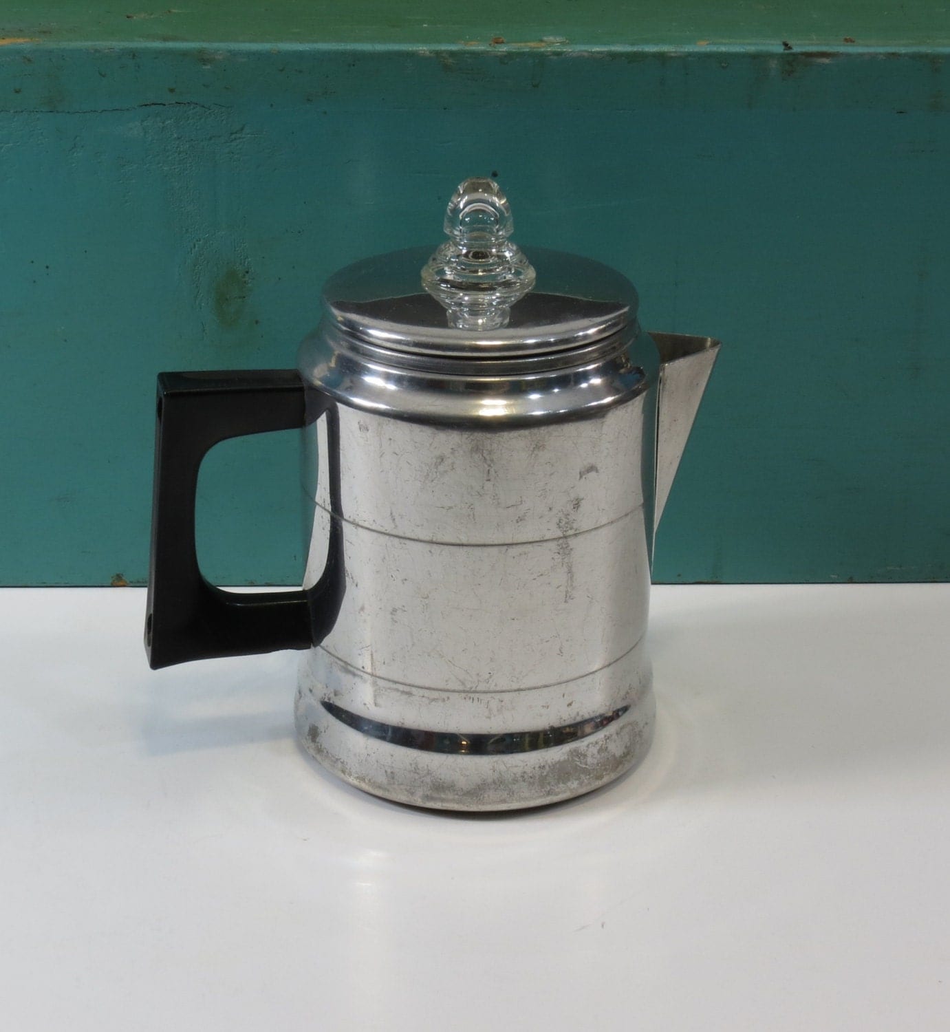 Comet Aluminum 5 Cup Coffee Pot Percolator Complete