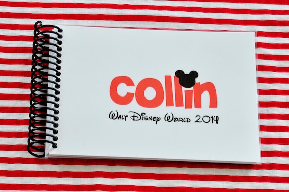 Disney World Memory Autograph Signature Book