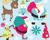 80% OFF SALE Christmas clipart commercial use, vector graphics, digital clip art, digital images - CL591 Il_170x135