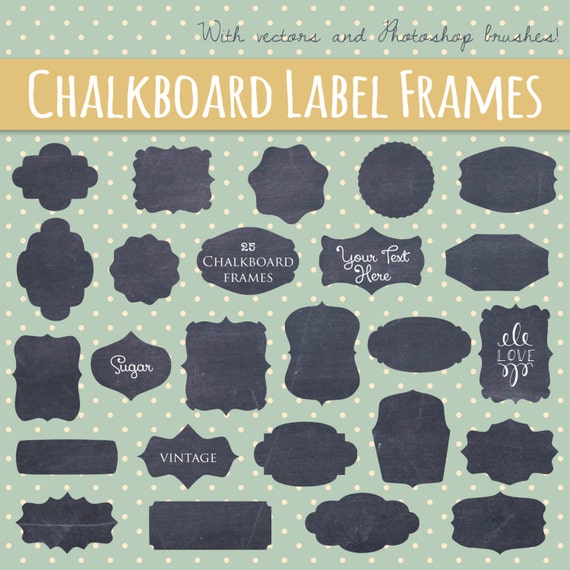 chalkboard labels clipart - photo #48