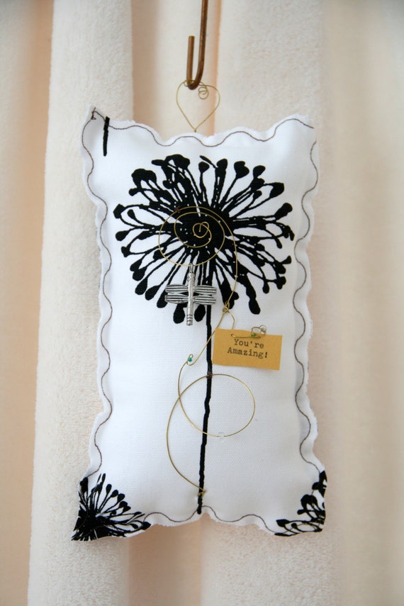 Items similar to Pillow Art Decorative Pillow Messages "You're Amazing