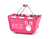 Pink Personalized Easter Basket Mini Market Tote (Choose Your Color) Il_170x135