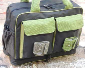 Diaper bag for twins, Two Babies, T wo Sections Inside, Extra Large ...