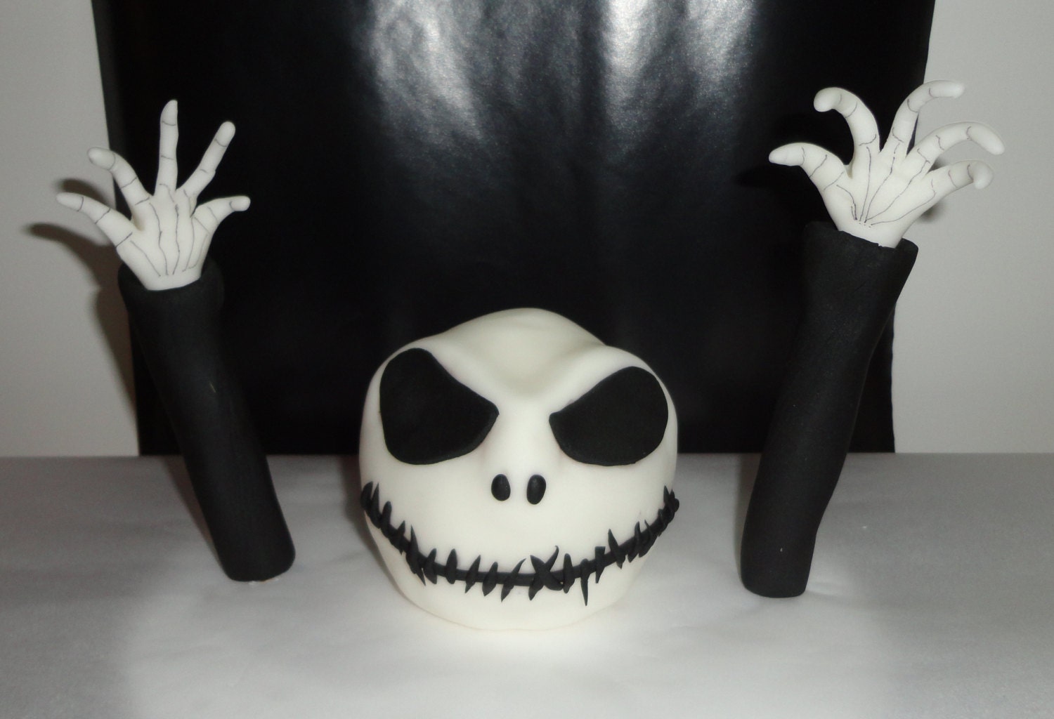 JACK SKELLINGTON Inspired Fondant Cake Topper Set