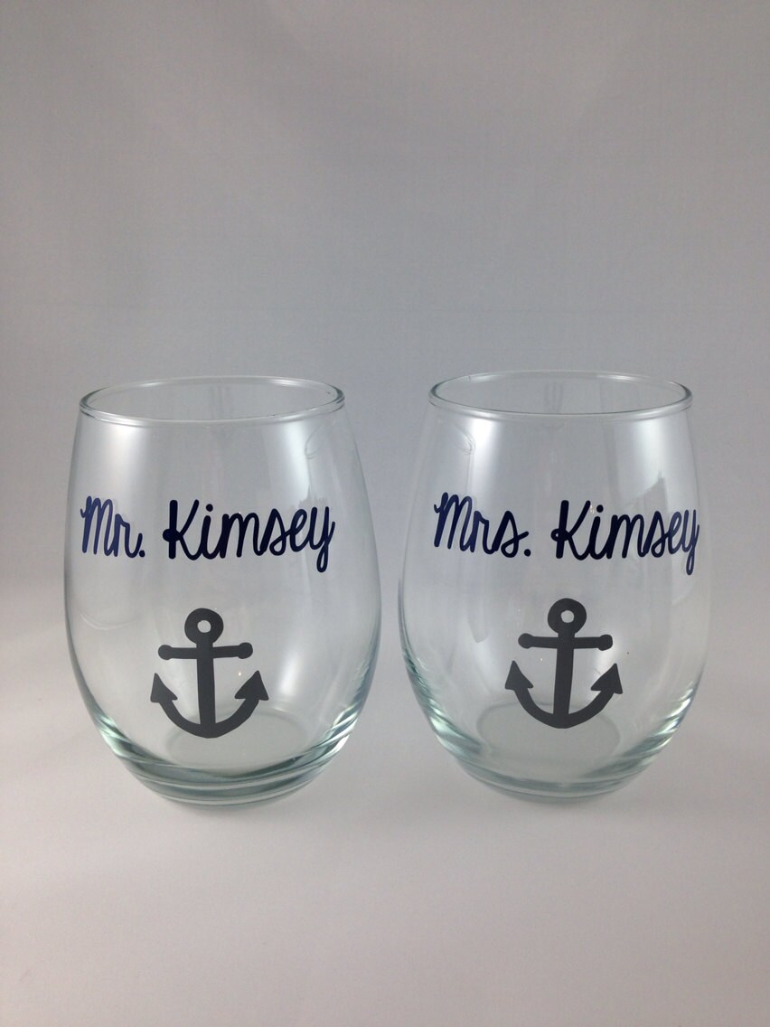 Personalized Nautical Wedding Gift Engagement Gift Beach
