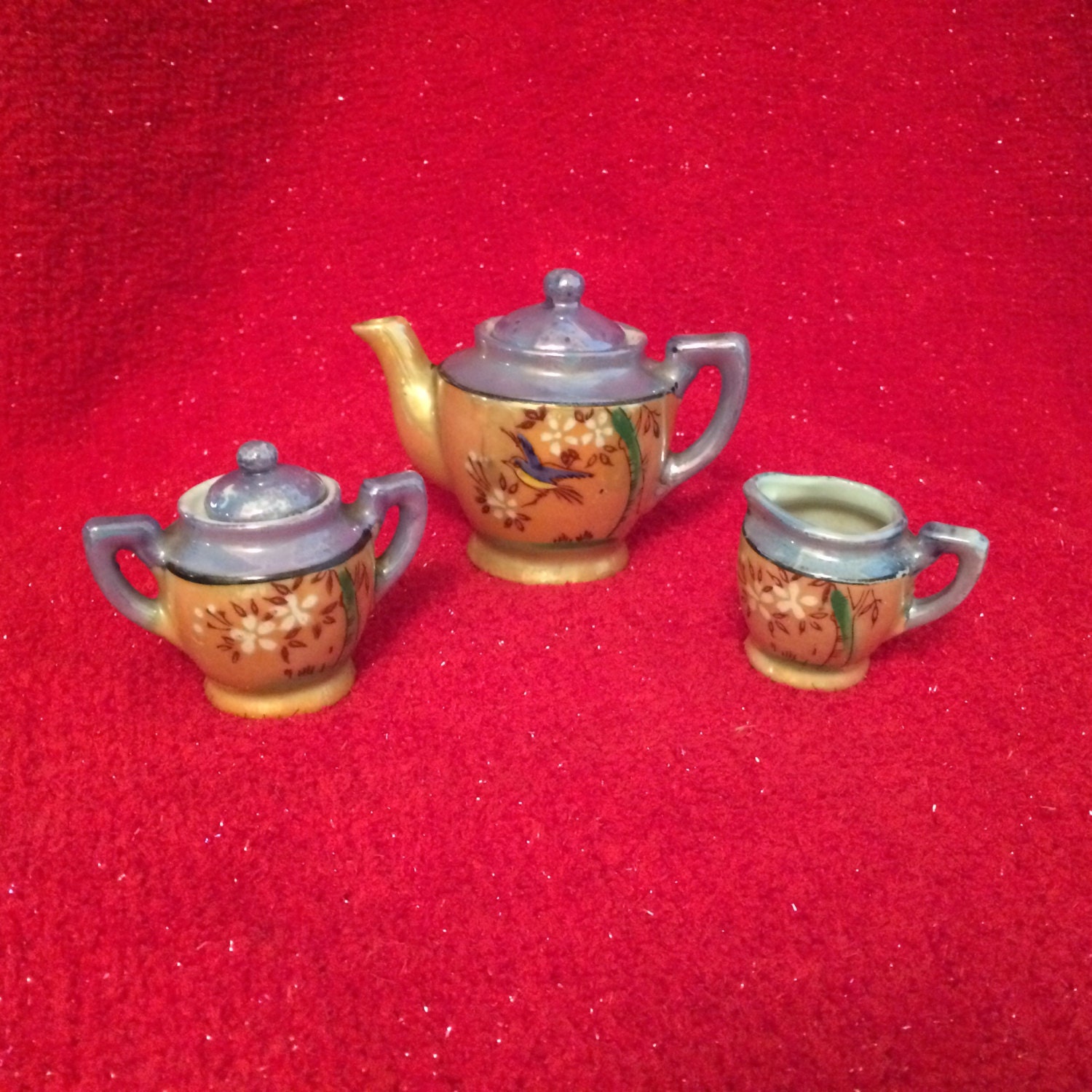 blue tea set toy