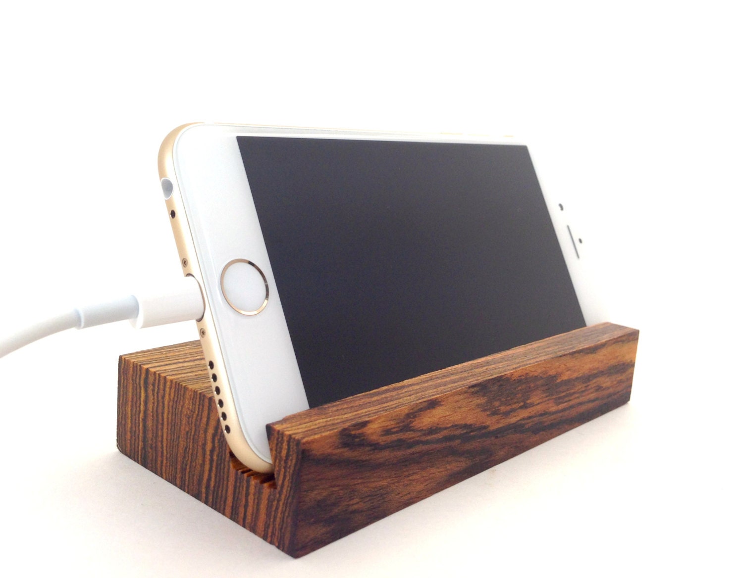 iPhone 6 Stand Bocote Wood